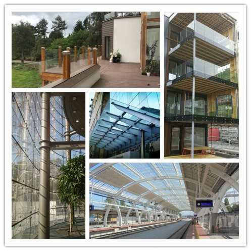 8+8mm ESG VSG glass, 17.52mm toughened laminated glass, tempered laminated glass 88.4 manufacturer