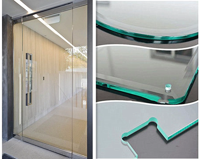 temperd glass door