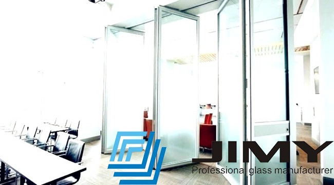Folding partition wall