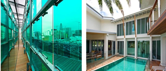 dark green glass