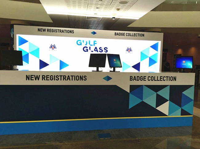 JIMY glass in Gulf Glass/Gulfsol 2017(Dubai)