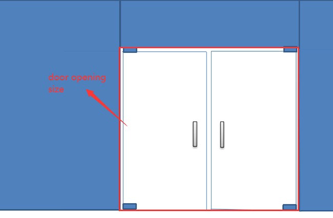 glass swing door