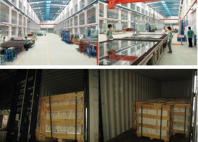 Low Reflection Glass production and loading