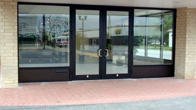 bullet proof glass doors
