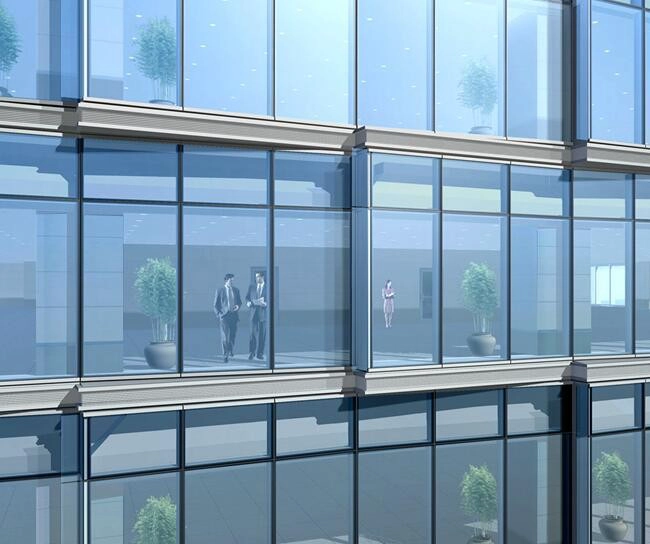 ultra clear tempered insulating glass for curtain wall