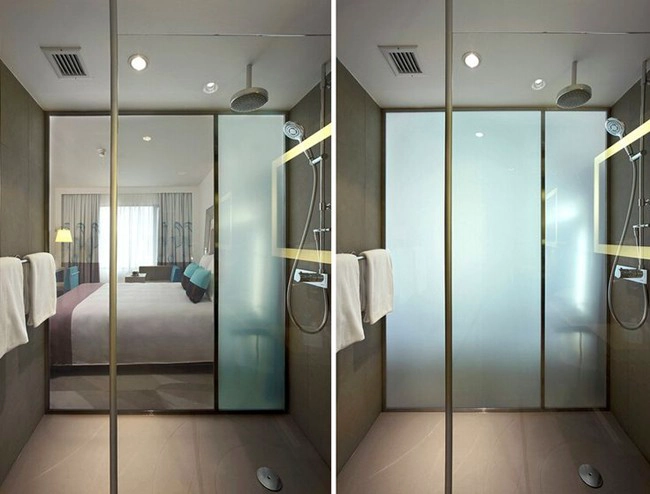 PDLC film privacy glass