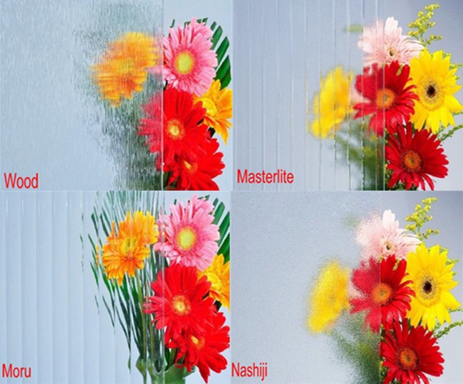 5mm clear diamond patterned glass