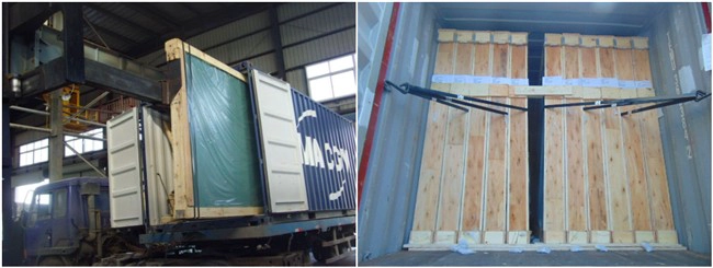 5mm dark blue reflective glass safety loading
