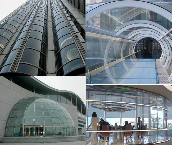 China curved tempered glass