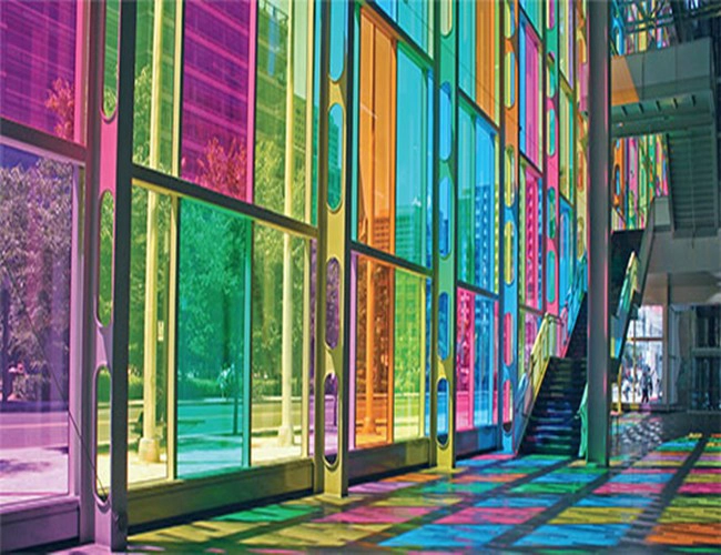 color PVB tempered lamianted glass price