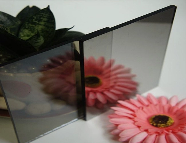 6mm light grey solar control reflective glass