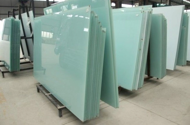 6.38mm white translucent laminated glass