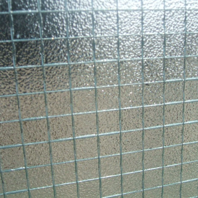 clear nashiji wired glass
