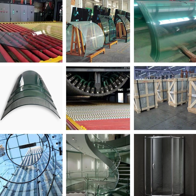 5mm safety curved tempered glass