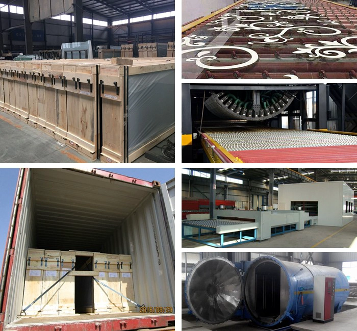 ceramic frit tempered laminated glass factory