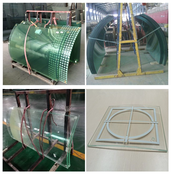 CURVED PRINTED LAMINATED GLASS BALUSTRADE