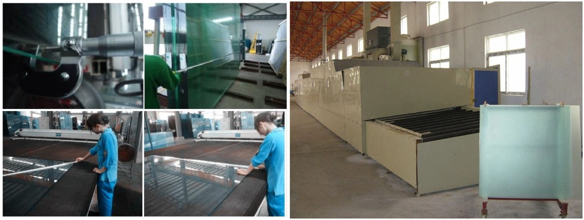High performance and CE standard acid etched frosted satin surface colored pvb tempered laminated glass for decorative effects