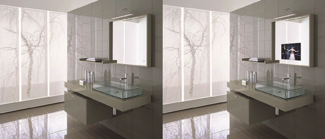 Hidden TV Two-Way Mirrors