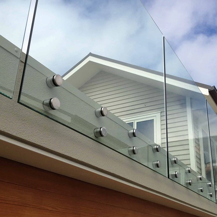 11,14 mm 5 + 5 mm bezramowe przezroczyste szkło balustradowe hartowane szkło laminowane