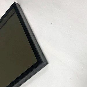 China 28mm euro grey tempered Low-e laminated insulated glass ,6mm+16A+6mm igu glass panels , toughened double glazing glass used commercial buildings manufacturer