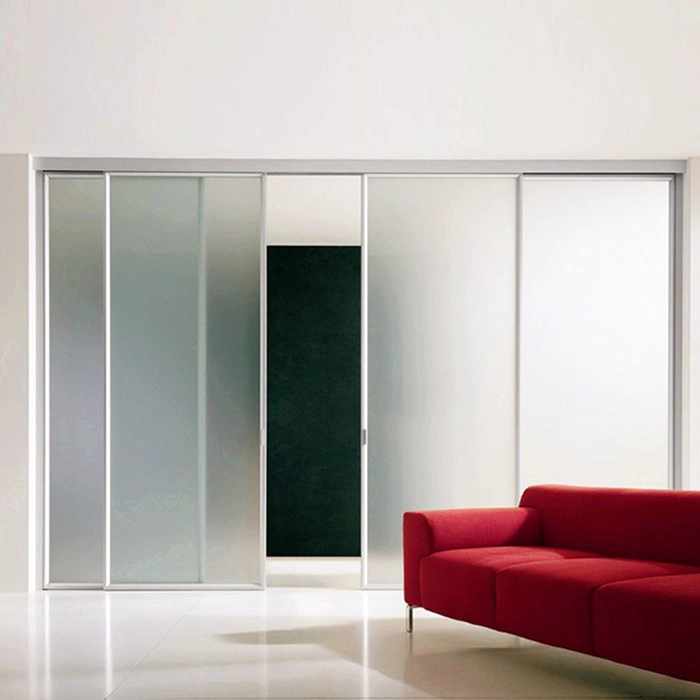 8mm, 10mm, 12mm frosted sliding glass door, interior tempered glass door,  shower glass door price.