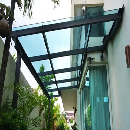 China construction glazing 10+10mm tempered laminated glass roof