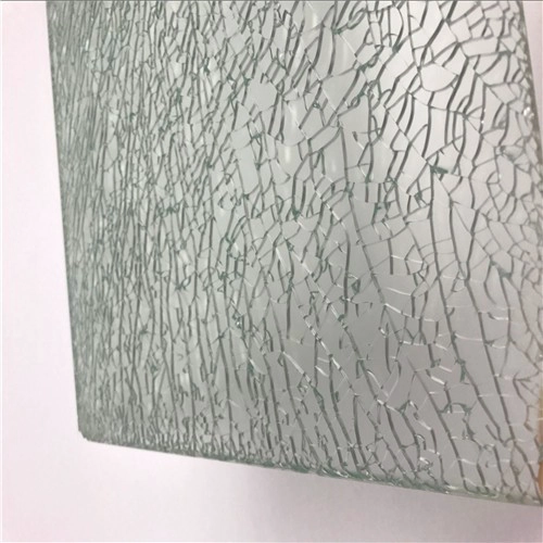 China boa qualidade decorativo gelo rachado fabricante de vidro laminado