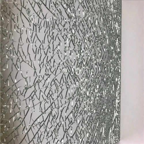 China boa qualidade decorativo gelo rachado fabricante de vidro laminado