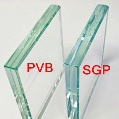An toàn Trung Quốc SGP tempered kính nhiều lớp dày 13,52 mm,17.52 mm,21.52 mm