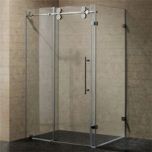 La sécurité en Chine sur mesure 3/8 pouce clair trempé écrans de douche en verre 10mm