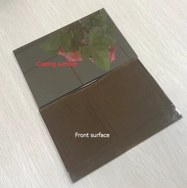 Chine fournisseurs 5.5mm euro couleur de bronze teinté réfléchissant float verre prix