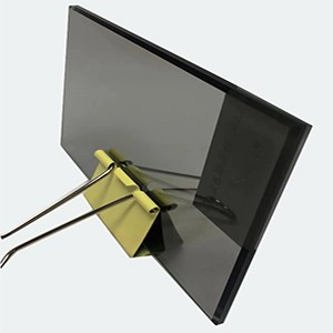 Colored tempered glass sheets factory, 30 inch black round laminated tempered glass dining table