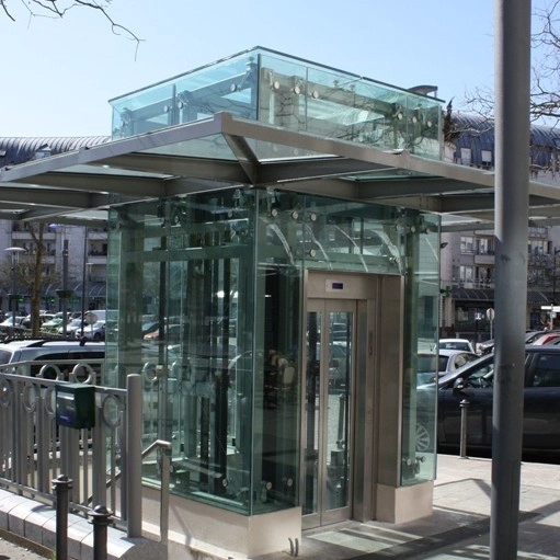 Customized 5+5mm 6+6mm PVB SGP laminated safety glass elevator lift manufacturer China
