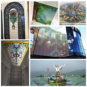 Factory price digital printing glass design in china, printed glass suppliers, digital printed glass panel ,digital photo printing on glass.