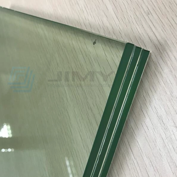 Fabrika 8 + 8 + 8mm üçlü temperli lamine edilmiş kurşun geçirmez cam fiyat tedarik