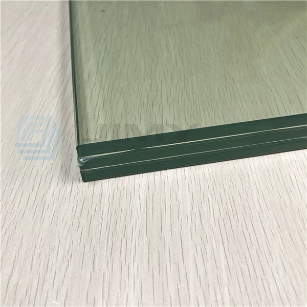 Fabrika 8 + 8 + 8mm üçlü temperli lamine edilmiş kurşun geçirmez cam fiyat tedarik