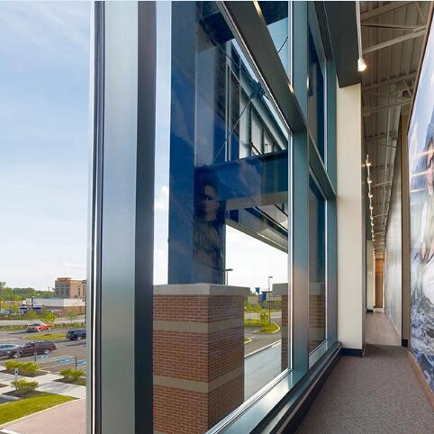 Good price 10+12a+10mm safety toughened insulated glass curtain wall
