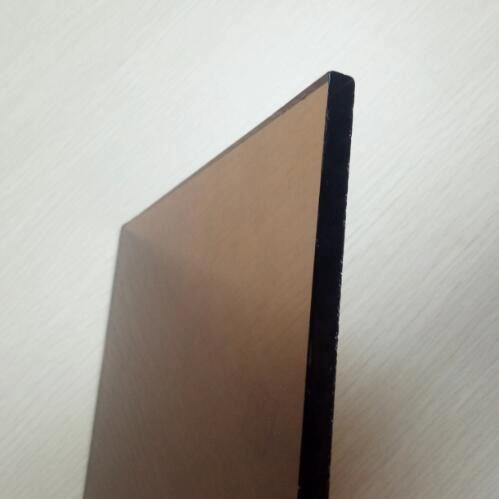 la buena calidad 8mm Vidrio teñido bronce de oro para la fábrica de la construcción China
