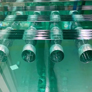 安全性の高い強化合わせガラスのファサード店頭、モール合わせガラスのファサード、ショッピングモールガラスのファサード