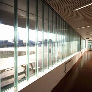 Fabricante de vidrio de perfil U, 7 mm de canal U de vidrio para muro cortina