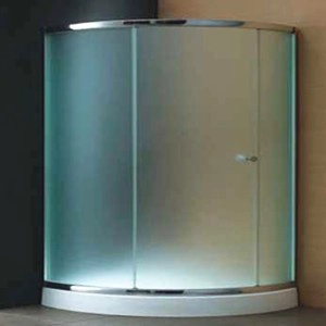 Protection des renseignements personnels 10mm trempé pour salle de douche en verre dépoli