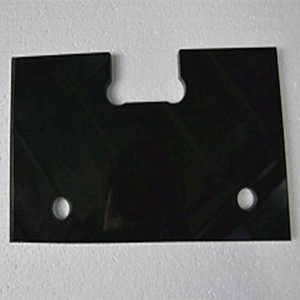 Safety 8mm dark grey tempered glass, impact resistant black color decorative glass 8mm