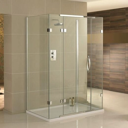 Shower door glass frameless 6mm safety tempered glass suppliers China