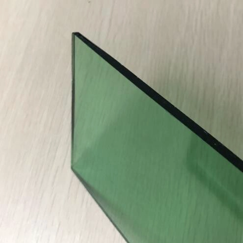 Stock dostępne 4mm ciemnozielony kolor przyciemniane szkło float dostawców Chiny
