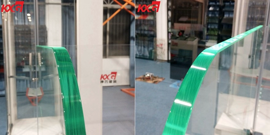 19mm extra clear toughened glass handrail