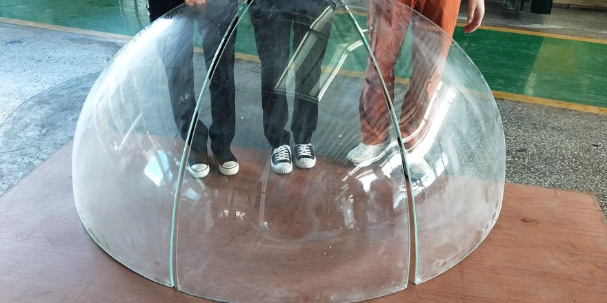 hot bending glass decorated glass