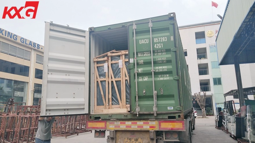 12mm clear tempered glass loading