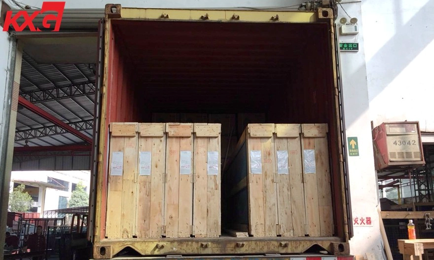 KXG glass factory loading