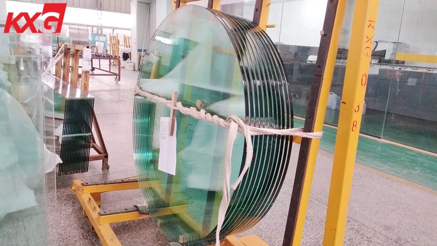 round tempered table top glass