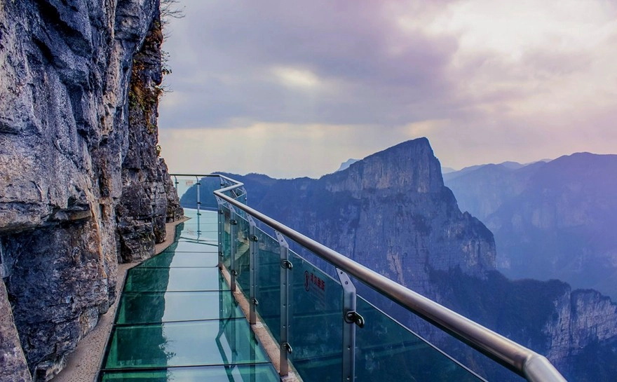 low iron tempered SGP laminated glass bridge